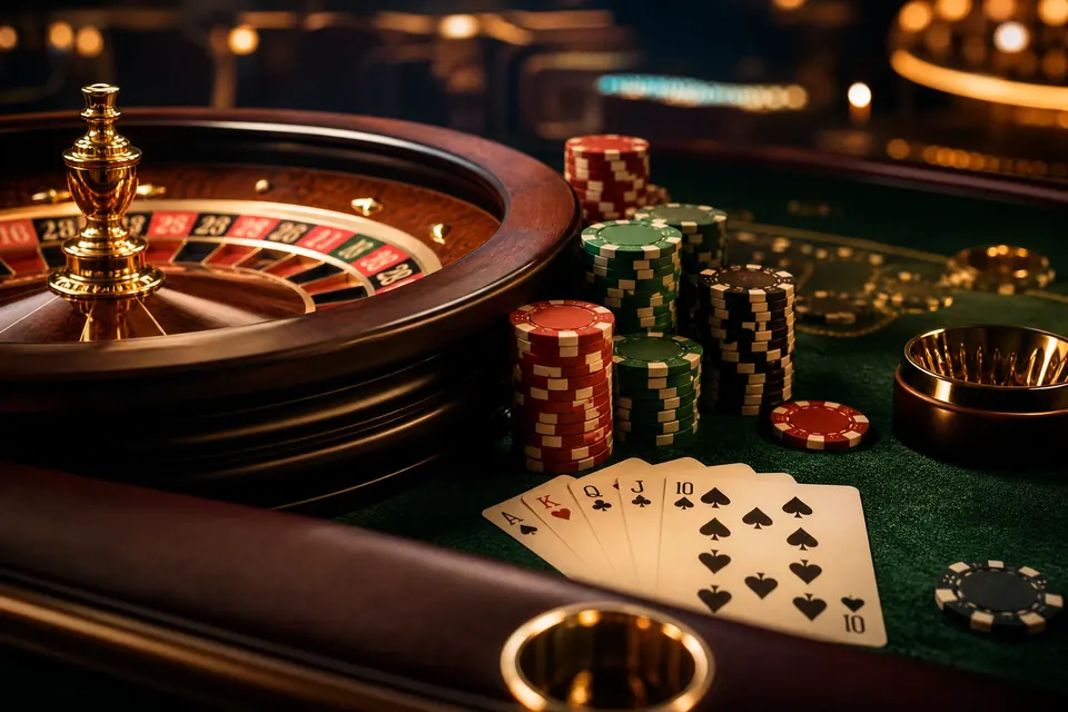 Ilustrasi permainan Baccarat Live